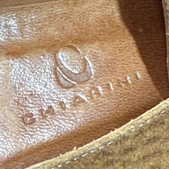 Chiarini Women’s lace up tan leather suede shoe size 9 insole 10” - Picture 3 of 7